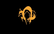 video games minimalistic fire orange metal gear solid fox hound foxes 1600x1200 wallpaper 